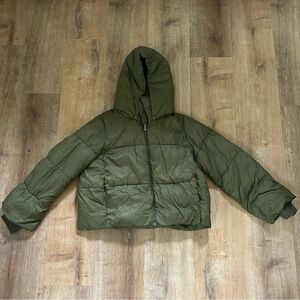 Banana Republic Khaki Puffer Jacket